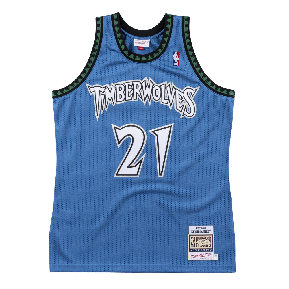 Mitchell Ness Minnesota Timberwolves Kevin Garnett Authentic Jersey Royal