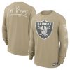 Nike Long Sleeve Max 90 T-Shirt - NFL Las Vegas Raiders Yukon Tan