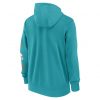 Nike Cotton Full-Zip Fleece Hoodie - NFL Miami Dolphins Turbo Green/Brilliant Orange XXL