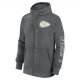 Nike Cotton Full-Zip Fleece Hoodie - NFL Kansas City Chiefs Iron Grey/Iron Grey 3XL