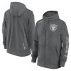 Nike Cotton Full-Zip Fleece Hoodie - NFL Las Vegas Raiders Iron Grey/Iron Grey XXL