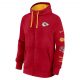 Nike Cotton Full-Zip Fleece Hoodie - NFL Kansas City Chiefs University Red/University Gold