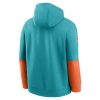 Nike Club Hoodie Team Issue - NFL Miami Dolphins Turbo Green/Brilliant Orange L