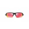 OAKLEY YOUTH FLAK XS FRAME-POLISHED BLACK LENS-PRIZM FIELD