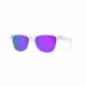 OAKLEY YOUTH FROGSKINS XS FRAME-POLISHED CLEAR LENS-PRIZM VIOLET