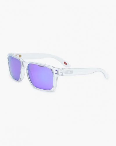 OAKLEY YOUTH HOLBROOK XS FRAME-POLISHED CLEAR LENS-PRIZM VIOLET