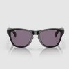 OAKLEY FROGSKINS XXS PRIZM GREY LENSES, POLISHED BLACK FRAME 48