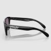 OAKLEY FROGSKINS XXS PRIZM GREY LENSES, POLISHED BLACK FRAME 48