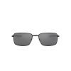 OAKLEY SQUARE WIRE FRAME-MATTE BLACK LENS-BLACK IRIDIUM POLARIZED