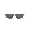 OAKLEY WHISKER FRAME-SATIN BLACK LENS-PRIZM BLACK POLARIZED