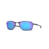 OAKLEY SAVITAR FRAME-SATIN BLACK LENS-PRIZM SAPPHIRE POLARIZED