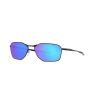 OAKLEY SAVITAR FRAME-SATIN BLACK LENS-PRIZM SAPPHIRE POLARIZED