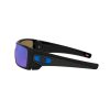 OAKLEY BATWOLF FRAME-POLISHED BLACK LENS-PRIZM SAPPHIRE