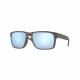 OAKLEY HOLBROOK FRAME-WOODGRAIN LENS-PRIZM DEEP WATER POLARIZED