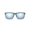 OAKLEY HOLBROOK FRAME-WOODGRAIN LENS-PRIZM DEEP WATER POLARIZED