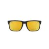 OAKLEY HOLBROOK FRAME-MATTE BLACK TORTOISE LENS-PRIZM 24K POLARIZED