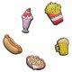 CROCS FAST FOOD 5 PACK JIBBITZ MC