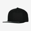 Flexfit 110 Fitted Snapback BLACK