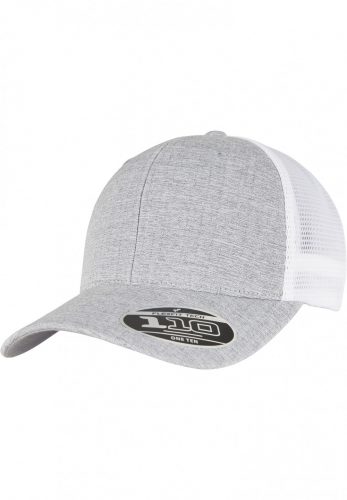 FLEXFIT FLEXFIT 110 MESH CAP 2-TONE MELANGE SILVER/WHITE