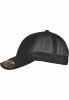 FLEXFIT 110 RECYCLED ALPHA SHAPE TRUCKER BLACK