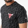 NEW ERA NBA CHICAGO BULLS SEASONAL AOP TEE GREY