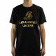 NEW ERA NBA LOS ANGELES LAKERS BLACK AND GOLD METALLIC TEE BLACK GOLD