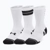 Under Armour Perf Tech Nov 3pk Crew White