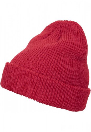 FLEXFIT LONG KNIT BEANIE RED