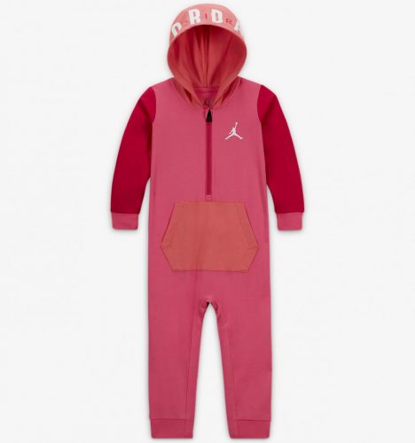 JORDAN GIRL LAYERED COVERALL PINKSICLE