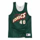 MITCHELL & NESS NBA REVERSIBLE MESH TANK TOP SHAWN KEMP #42 GREEN