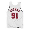 MITCHELL & NESS NBA REVERSIBLE MESH RODMAN #91 JERSEY BLACK/WHITE