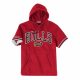 MITCHELL & NESS CHICABO BULLS FRENCH TERRY HOODY RED