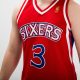 MITCHELL & NESS NBA PHILADELPHIA 76ERS ALLEN IVERSON #3 SWINGMAN JERSEY RED