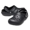 CROCS CLASSIC LINED CLOG BLACK/BLACK 45-46