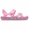 CROCS KIDS FUN LAB RAINBOW SANDAL K Pink Lemonade