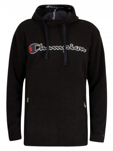 CHAMPION HOODED SWEATSHIRT B_BLACK