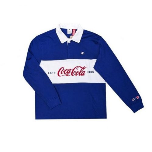 CHAMPION X COCA COLA STRIPED POLO BWB M