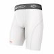 SHOCK DOCTOR CORE COMPRESSION SHORT WITH CUP POCKET WHITE