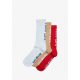 Karl Kani Kani Thug Life 3 Pack Socks white/red/sand 43-46