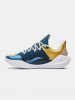 UNDER ARMOUR CURRY 11 CHAMPION MINDSET LEMON ICE/METALLIC GOLD/RED 42