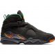 AIR JORDAN 8 RETRO tinker Black/Light Concord-Aloe Verde-University Red-Orange Peel