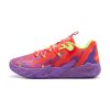 Puma MB.03LAMELO BALL Lo Lava Purple Glimmer-Red Blast 48