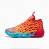 Puma MB.04 Lamelo Ball Phoenix Red-Orange Glow-Fluro Orange Pes-Purple Glimmer 40