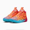 Puma MB.04 Lamelo Ball Phoenix Red-Orange Glow-Fluro Orange Pes-Purple Glimmer 40