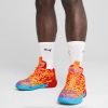 Puma MB.04 Lamelo Ball Phoenix Red-Orange Glow-Fluro Orange Pes-Purple Glimmer 40