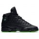 Air Jordan 13 Retro (GS) Shoe BLACK/ALTITUDE GREEN