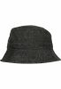 FLEXFIT DENIM BUCKET HAT BLACK/GREY