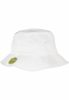 FLEXFIT ORGANIC COTTON BUCKET HAT WHITE