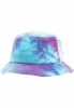 FLEXFIT FESTIVAL PRINT BUCKET HAT PURPLE TURQUOISE