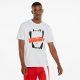 PUMA 4TH QUARTER TEE WHITE/BLACK